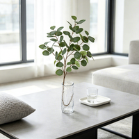 Meilleures ventes de décorations de mariage, branches d'eucalyptus artificielles, branches d'arbres artificiels, accessoires de décoration intérieure pour bureau, hôtel, maison