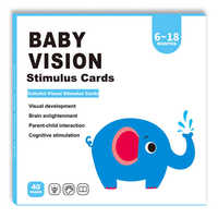 Cartes à Jouer Personnalisées pour le Développement Cognitif – Jouet Éducatif en Papier pour Bébés