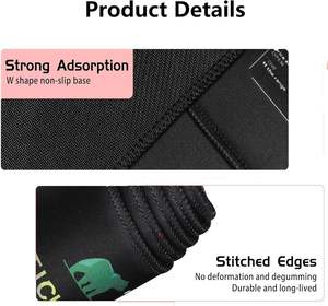 Wholesale Factory Trading <strong>Custom</strong> Black Round <strong>Mouse</strong> Pad Large Size Cartoon Style Scratch Proof For Sublimation Mousepad Material - Product Image 3