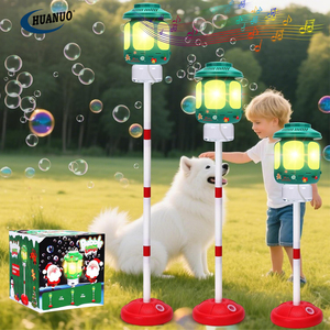 Machine à bulles pour enfants, support réglable en hauteur, torche à bulles magique, lampe de jardin, rechargeable, jouet amusant à bulles sans fin automatique - Product Image 1