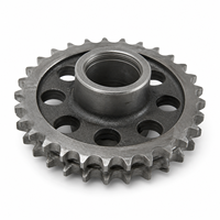 Pignon de chaîne à rouleaux double avec structure de moyeu pour équipement de manutention
