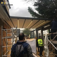 Projet de Pergola d'extérieur en PVC, décorations pour l'extérieur, solution à vendre