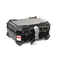 Boîte de rangement arrière pour moto en alliage d'aluminium à dégagement rapide 22L, petite valise de rangement, boîte à outils, vente en gros, exclusivité transfrontalière