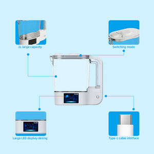 Novo Modelo 2026 SPE PEM Sistema de Eletrolise de Água para Casa/Escritório 2000 PPB 2000 ml Carregamento Seguro USB Tipo-C Plástico RV - Product Image 3
