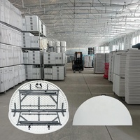 Table de bar pliante en plastique robuste Table haute pliable pour cocktail utilisation extérieure et événementielle
