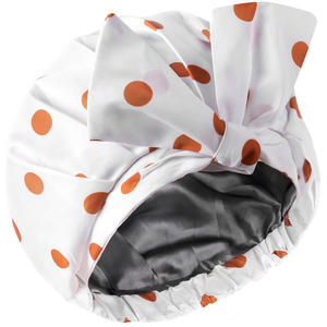 Bonnets <span class=keywords><strong>de</strong></span> douche pour femmes <span class=keywords><strong>Bonnet</strong></span> <span class=keywords><strong>de</strong></span> cheveux réutilisable en Oxford imperméable à l'eau à ourlet élastique <span class=keywords><strong>Turban</strong></span> Bowknot <span class=keywords><strong>Bonnet</strong></span> en satin soyeux <span class=keywords><strong>Bonnet</strong></span> <span class=keywords><strong>de</strong></span> cheveux <span class=keywords><strong>de</strong></span> <span class=keywords><strong>bain</strong></span> - Product Image 5