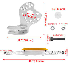 Bras de suspension inférieur en alliage d'aluminium pour Honda Civic 06-12 RSX DC5 EP3 EM2 ES1 - Product Image 4
