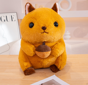 Peluche de <span class=keywords><strong>Ardilla</strong></span> Personalizado, Muñeco de Peluche Suave, Lindo <span class=keywords><strong>Ardilla</strong></span> Gordo con Almohada de Nuez, Juguete para Niños, Regalo y Decoración del Hogar - Product Image 1