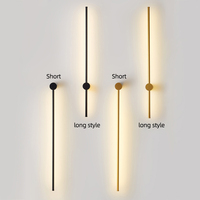 Applique murale LED de style nordique pour chambre à coucher, lampe murale de chevet, décoration murale de salon, lampe murale de fond, lampe murale de couloir