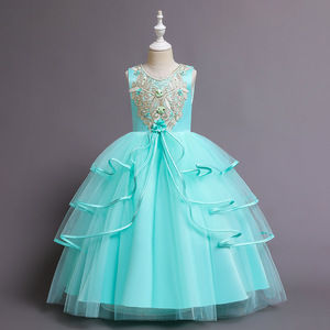 Children's Ball Gown Dress Sweetheart Neckline Pink Tulle Skirt Flower Girl Evening Wear For Girls Performance Costume - Product Image 4