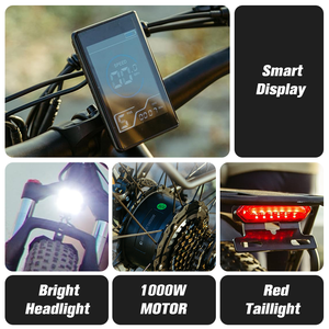 <span class=keywords><strong>Vélo</strong></span> de trekking pliable à moteur, pneus larges, pour adultes, usage urbain, montagne, tout-terrain, 15AH, électronique, <span class=keywords><strong>prix</strong></span> usine Chine - Product Image 4