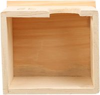 Rumah Kayu & Tempat Persembunyian Hewan Kecil untuk Hamster, Tikus, Gerbil, Kelinci - Struktur Bermain Hewan Peliharaan