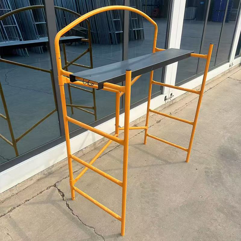 Yellow wheeled object