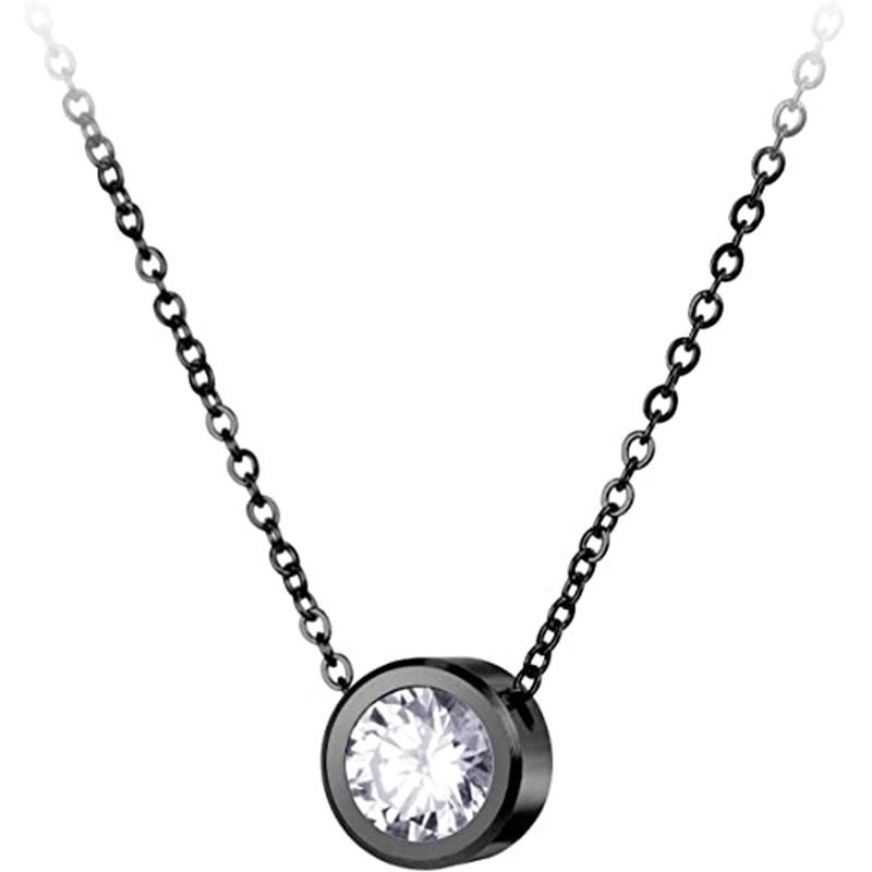 Nero-singolo diamante