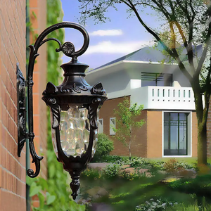 Modern Creative Retro <b>Outdoor</b> Fixture Luminaire <b>Lantern</b> Garden Led Wall Lamps for Home - Product Image 2
