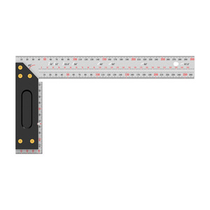 Carpentry Marking Ruler Stainless Steel 300mm Multi Hole Design For Woodworking Angle Measurement - Product Image 5