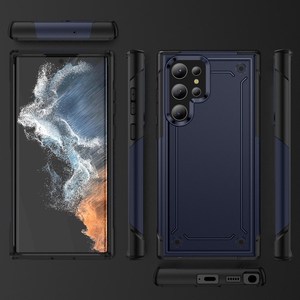 Custodia morbida per PC in TPU per <span class=keywords><strong>Samsung</strong></span> <span class=keywords><strong>Galaxy</strong></span> <span class=keywords><strong>S22</strong></span> Ultra 5G Cover antiurto per <span class=keywords><strong>cellulare</strong></span> con angoli rinforzati a doppio strato - Product Image 5