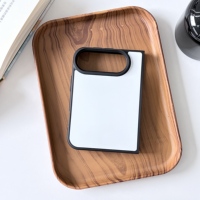Coque de téléphone par sublimation pour iPhone 18 Fold, plaque en aluminium 2D vierge, accessoires de téléphone portable en gros
