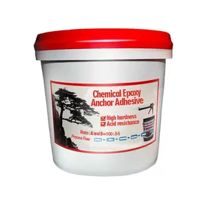 Two-component high-quality epoxy chemical anchor adhesive for installation of viaduct infrastructure equipment