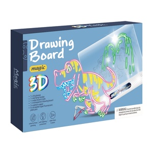BGL jouet éducatif pour enfants tampon <span class=keywords><strong>lumineux</strong></span> effaçable magique 3d écriture Led Mini planche à dessin pour les enfants - Product Image 4