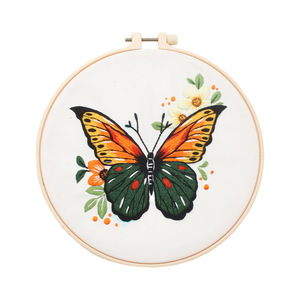 Kit de Broderie Point de Croix Personnalisé Papillon Coloré – Kit de Broderie à la Main pour Débutants, Amateurs d'Artisanat, Kit de Point de Croix au Poinçon – Cadeaux pour Fêtes et Festivals - Product Image 5