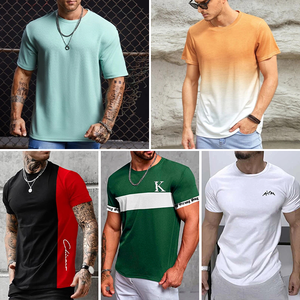 Camiseta Branca Simples para Atacado, Impressão Digital Personalizada com Logo, Camiseta de Poliéster e Algodão Plus Size para Homens - Product Image 4