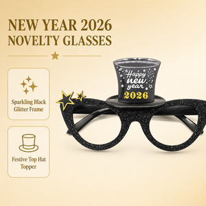 Perfect Quest, Regalo <span class=keywords><strong>de</strong></span> <span class=keywords><strong>Año</strong></span> Nuevo, Lentes <span class=keywords><strong>de</strong></span> Moda con Diseño <span class=keywords><strong>de</strong></span> Ojo <span class=keywords><strong>de</strong></span> Gato, Lentes <span class=keywords><strong>de</strong></span> ABS y PC, Color Personalizable, Reutilizables, Novedad para la Celebración <span class=keywords><strong>de</strong></span> la Cuenta Regresiva - Product Image 1