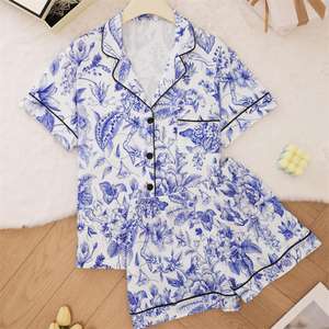 Night Sleepwear <b>2</b> <b>Piece</b> Cotton Red Cute Pajamas for <b>Women</b> <b>Set</b> - Product Image 3