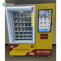 Máquina Expendedora con Microondas para Comida Caliente, Control Inteligente, SDK Habilitado
