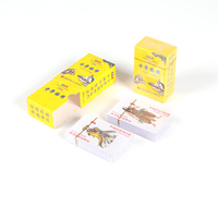 Jeu de cartes de bridge classique chinois en papier pour cadeau culturel et matchs de bridge