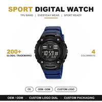 Montre de sport numérique pour homme SKMEI 2636, nouvelle collection, étanche 50 m, chronographe multifonctionnel, compte à rebours, montre-bracelet électronique