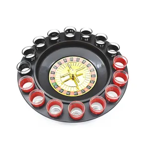 Custom Casino Drinking Game Shot Roulette Set For Party Playing