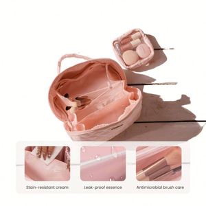 Nueva Bolsa de Cosméticos Acolchada, Bolsa de Maquillaje Portátil de Gran Capacidad, Bolsa de Aseo de Viaje para Mujer - Product Image 2