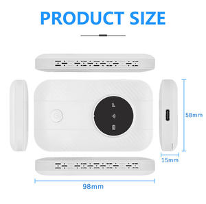 M5 portátil 4G LTE <span class=keywords><strong>Router</strong></span> 2,4 GHz inalámbrico <span class=keywords><strong>Wifi</strong></span> Pocket módem móvil con ranura para tarjeta Sim para uso doméstico y al aire libre - Product Image 3