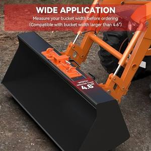 Crochets universels pour godets de tracteur, récepteur de 2 pouces pour godets de tracteur avec plaque <span class=keywords><strong>arrière</strong></span> en acier - Product Image 4