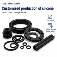 Pièces en silicone de qualité alimentaire personnalisées, fabricant OEM ODM, haute qualité, anti-âge, couleur transparente, moulage par injection, joint d'étanchéité