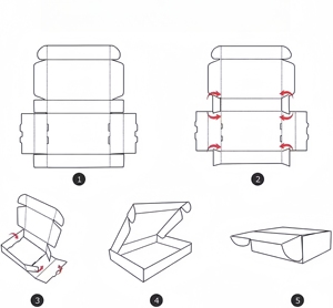 Scatola di Cartone Ondulato Kraft <span class=keywords><strong>B</strong></span> Flute Extra Large Resistente Riciclabile di Alta Qualità per Spedizioni Express con Logo Personalizzato - Product Image 5