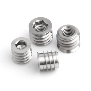 <span class=keywords><strong>Insert</strong></span> fileté hexagonal en acier inoxydable SUS304 pour meubles, écrou d'insertion métrique <span class=keywords><strong>M6</strong></span> M8 M10 pour <span class=keywords><strong>bois</strong></span> dur, MDF et contreplaqué - Product Image 6