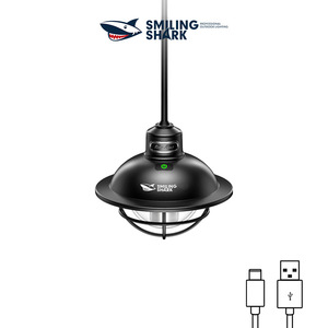 Lampe suspendue LED rechargeable par USB, lumière douce pour le camping en plein air, Smiling Shark - Product Image 5