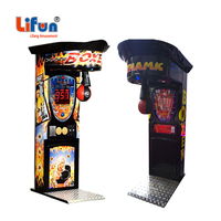 Box-Arcade-Maschine Münz betriebener Boxsack Kick Training Stanzen elektronischer Box-Arcade-Spiel automaten