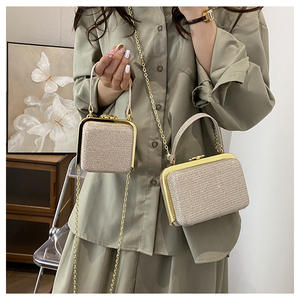 Nuovo arrivo 2024 primavera estate piccole <span class=keywords><strong>pochette</strong></span> da <span class=keywords><strong>donna</strong></span> con dimensioni più grandi e più piccole, le borse quadrate non vendono separatamente come set - Product Image 1