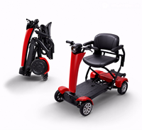 Scooter électrique pliable à 4 roues YR-0320, télécommande, léger, portable, pour personnes âgées