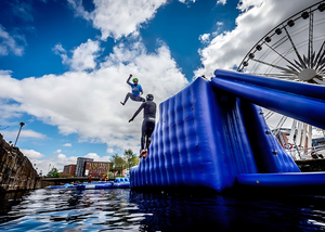 <span class=keywords><strong>Parc</strong></span> <span class=keywords><strong>aquatique</strong></span> gonflable flottant - Île <span class=keywords><strong>d</strong></span>'aventure multi-attractions avec toboggans, escalades et sauts - Product Image 3