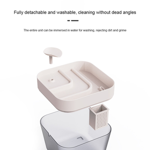 Distributeur d'eau silencieux pour animaux de compagnie 2,2 L, nouveau design avec eau filtrée à circulation automatique, écologique - Product Image 4