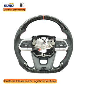 <span class=keywords><strong>Volant</strong></span> en fibre de carbone GUGO LC300 pour Toyota Land Cruiser 300 2022, <span class=keywords><strong>volant</strong></span> de voiture en fibre de carbone avec chauffage - Product Image 1