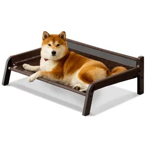 Mewoofun làm mát nâng cao Giường chó chó cắm trại Giường làm mát ngoài trời nâng cao Giường chó