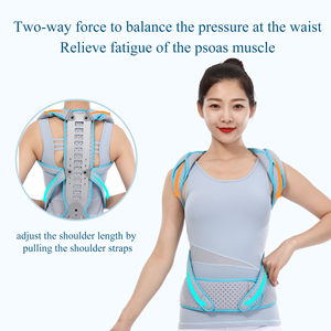 Có thể điều chỉnh cột sống trở lại tư thế Corrector dây đeo trở lại cố định vành đai cho nam giới và phụ nữ - Product Image 4