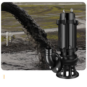 مضخة صرف صحي غاطسة أوتوماتيكية عالية التدفق بقوة 2 حصان إلى 15 حصان للصرف الملوث في الطوابق السفلية - Product Image 1