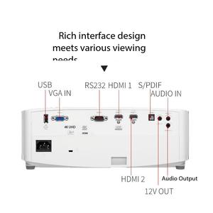 <span class=keywords><strong>Projecteur</strong></span> <span class=keywords><strong>Optoma</strong></span> CHUWI CoreBook X <span class=keywords><strong>Pico</strong></span> à courte focale avec haut-parleur intégré, LED, prise en charge 3D, 1080P, 4K, DLP, 3500-4000 lumens - Product Image 4