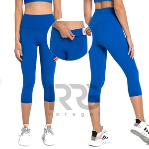 Nuevos <span class=keywords><strong>pantalones</strong></span> cortos de Yoga de 21 pulgadas de secado rápido <span class=keywords><strong>sin</strong></span> Alineación de línea de camello mallas ajustadas de piel de entrenamiento coloridas para mujer - Product Image 2